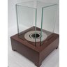 Queimador para Lareira Ecológica Inox com Vidros Completa:marrom - 1
