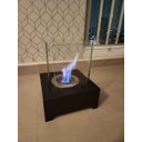 Ver imagem 5 de Queimador para Lareira Ecológica Inox com Vidros Completa:marrom