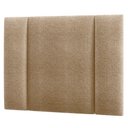 Ver imagem 1 de Cabeceira Estofada Iluminação Led Glow Cama Solteiro 90cm Bouclé Bege