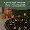 Saia Tapete Base Árvore de Natal Modelo 4 Decoração Papai Noel Enfeite Natalino Luxo Luvinco - 10