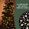 Saia Tapete Base Árvore de Natal Modelo 4 Decoração Papai Noel Enfeite Natalino Luxo Luvinco - 6
