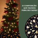 Ver imagem 6 de Saia Tapete Base Árvore de Natal Modelo 4 Decoração Papai Noel Enfeite Natalino Luxo Luvinco