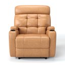 Ver imagem 2 de Poltrona do Papai Reclinável em Corino Importado Cor Caramelo Reclinação Manual - Modelo Florença