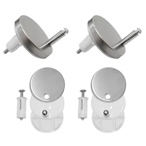 Parafuso para Fixação Assento Sanitário Kit Estilo Prateado Docol Liss