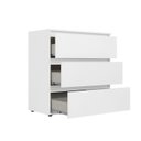 Ver imagem 5 de Cômoda para Quarto 3 Gavetas 90x92cm Condessa Yescasa Branco