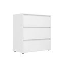 Ver imagem 7 de Cômoda para Quarto 3 Gavetas 90x92cm Condessa Yescasa Branco