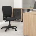 Ver imagem 2 de Kit 04 Cadeiras de Escritório Diretor Office Giratória Preto Alta Flexi P03 Poliéster Preto - Lyam L