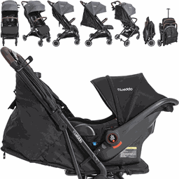 Carrinho de Bebe Bebe Conforto Base Isofix Kiddo Sprint Grafite - 3