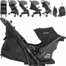 Carrinho de Bebe Bebe Conforto Base Isofix Kiddo Sprint Grafite - 3