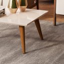 Ver imagem 2 de Mesa de Centro Dubai Retangular Sala Pé Palito Madeira Mdf- Off White