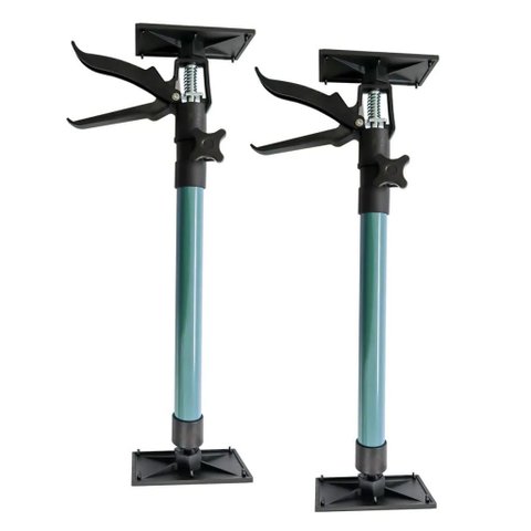 Kit 02 Suporte Telescópico 500 a 1.150mm para Elevação de Armários 30kg Renna 01 Unidade
