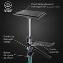 Ver imagem 4 de Kit 02 Suporte Telescópico 500 a 1.150mm para Elevação de Armários 30kg Renna 01 Unidade