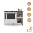 Ver imagem 3 de Balcão para Cooktop Cordoba Cor:branco - Balcão para Cooktop - Mizza Decor