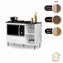 Ver imagem 6 de Balcão para Cooktop Cordoba Cor:branco - Balcão para Cooktop - Mizza Decor