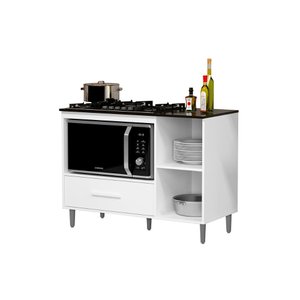 Balcão para Cooktop Cordoba Cor:branco - Balcão para Cooktop - Mizza Decor