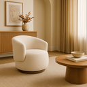 Ver imagem 5 de Kit 02 Poltronas Orgânica Decorativa Beatriz Boucle Bege - Montanaris Decor