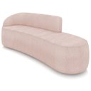 Ver imagem 2 de Sofá 4 Lugares para Sala 220cm Orgânico Wendi Boucle Rose I01 - Mpozenato