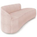 Ver imagem 6 de Sofá 4 Lugares para Sala 220cm Orgânico Wendi Boucle Rose I01 - Mpozenato
