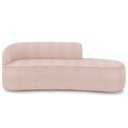 Ver imagem 5 de Sofá 4 Lugares para Sala 220cm Orgânico Wendi Boucle Rose I01 - Mpozenato