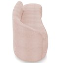 Ver imagem 7 de Sofá 4 Lugares para Sala 220cm Orgânico Wendi Boucle Rose I01 - Mpozenato