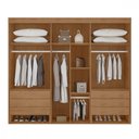 Ver imagem 4 de Guarda Roupa Casal Maya 6 Portas e 6 Gavetas Rufato Imbuia/off White/imbuia
