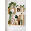 Ver imagem 1 de Kit 4 Nichos de Madeira Maciça 40x30