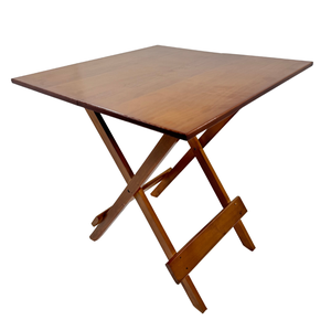 Mesa 60x60 Dobrável Madeira - Reisol Móveis Marrom