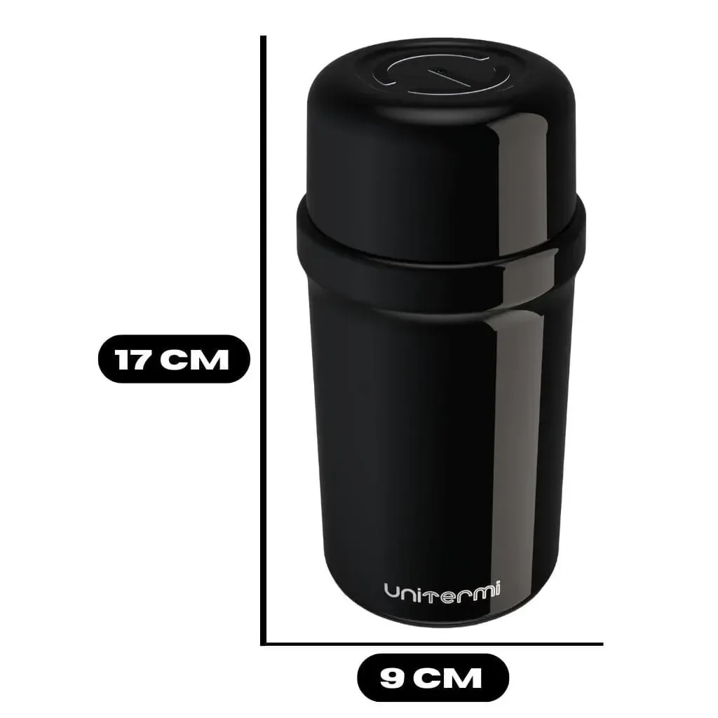 Ver imagem 1 de Garrafa Térmica para Chá Café Água Suco Escola - Fano 400ml:preta