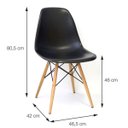 Ver imagem 7 de Kit Mesa de Parede Dobrável Suspensa Cadeira Sala Escritorio:onix/onix