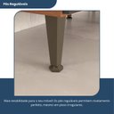 Ver mais imagens de Armário de Cozinha 5 Portas 3 Gavetas Superiore