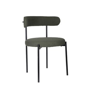Cadeira para Cozinha em Aço Estofada Serena