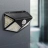 Luminaria Solar Sensor Detecta Presença 100 Led 3 Funçoes Lampada A prova Dagua Iluminaçao - 3