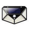 Luminaria Solar Sensor Detecta Presença 100 Led 3 Funçoes Lampada A prova Dagua Iluminaçao - 2