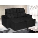 Ver imagem 1 de Sofá Classic 3 Lugares Retrátil e Reclinável 1,70 Paraná Marrom