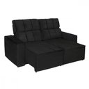 Ver imagem 4 de Sofá Classic 3 Lugares Retrátil e Reclinável 1,70 Paraná Marrom