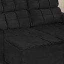 Ver imagem 2 de Sofá Classic 3 Lugares Retrátil e Reclinável 1,70 Paraná Marrom