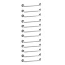 Ver imagem 2 de Alça de Apoio 60cm Kit 15 Uni Inox Acessibilidade Cadeirante Idoso Criança Gravida Banheiro Escada