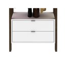 Ver imagem 5 de Armário Closet com 2 Gavetas Multimóveis CR35001 Branco/Nogal