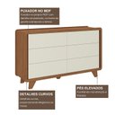 Ver imagem 6 de Cômoda Infantil 6 Gavetas 100% Mdf Premium Mabel