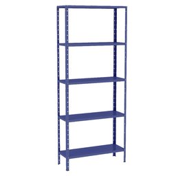 Estante Aço 5 Prateleiras Livros Cozinha Quarto Eaf014 Azul - 1