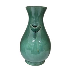 Vaso de Cerâmica Verde Estonado da Coleção Acqua: Elegância e Frescor para Seu Lar - 4