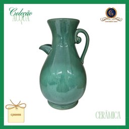 Vaso de Cerâmica Verde Estonado da Coleção Acqua: Elegância e Frescor para Seu Lar - 6