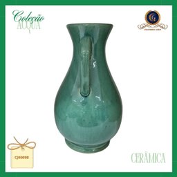 Vaso de Cerâmica Verde Estonado da Coleção Acqua: Elegância e Frescor para Seu Lar - 9