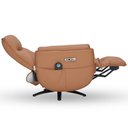 Ver imagem 6 de Poltrona de Massagem Reclinável Elétrica com Aquecimento Bravinni L07 Couríssimo Caramelo - Lyam