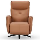 Ver imagem 5 de Poltrona de Massagem Reclinável Elétrica com Aquecimento Bravinni L07 Couríssimo Caramelo - Lyam