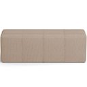 Ver imagem 3 de Puff Decorativo Living Sala de Estar 195 Cm Roma W01 Linho Bege Escuro - lyam