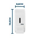 Ver imagem 4 de Kit Suporte Papel Higiênico Rolão + Saboneteira Líquida C/Reservatório 400ml + Dispenser Interfolha 