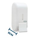 Ver imagem 5 de Kit Suporte Papel Higiênico Rolão + Saboneteira Líquida C/Reservatório 400ml + Dispenser Interfolha 