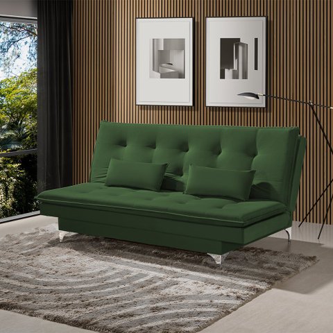 Sofá Cama Berlim 190cm Veludo
