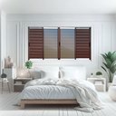 Ver imagem 3 de Veneziana Alumínio Elite 6 Folhas Moveis 100 x 200 V.Reflex Mix Corten Brimak
